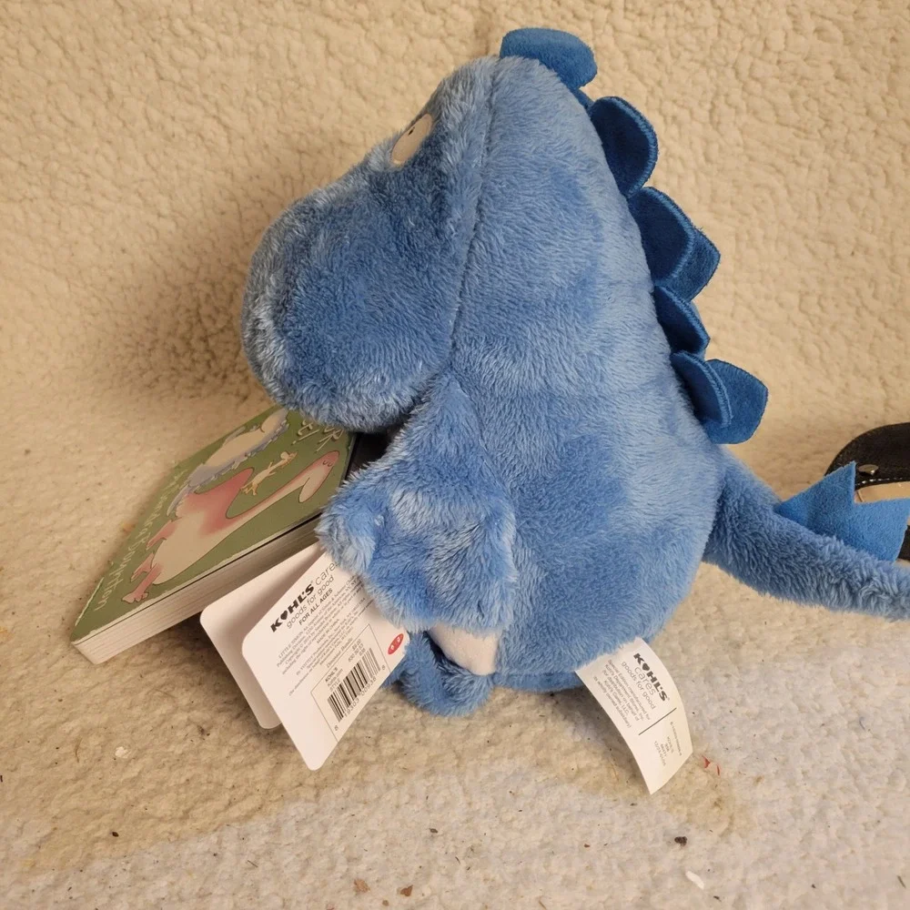 Kohl's Cares Sandra Boynton Dinosaur Dance Plush Book Set Blue NEW Storytime Gif